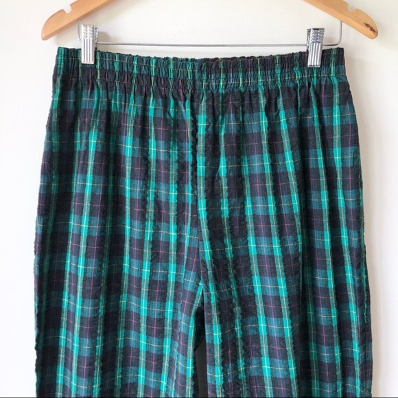 Vintage Orvis Plaid Zip Jacket Matching Pants Suit - Picture 9 of 14